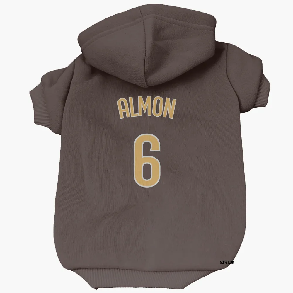 San Diego Padres Bill Almon Brown Pet Hoodie for Dog & Cat