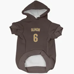 San Diego Padres Bill Almon Brown Pet Hoodie for Dog & Cat