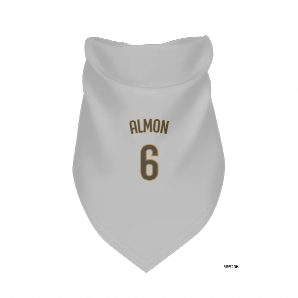 San Diego Padres Bill Almon White/Brown Pet Bandana for Dog & Cat