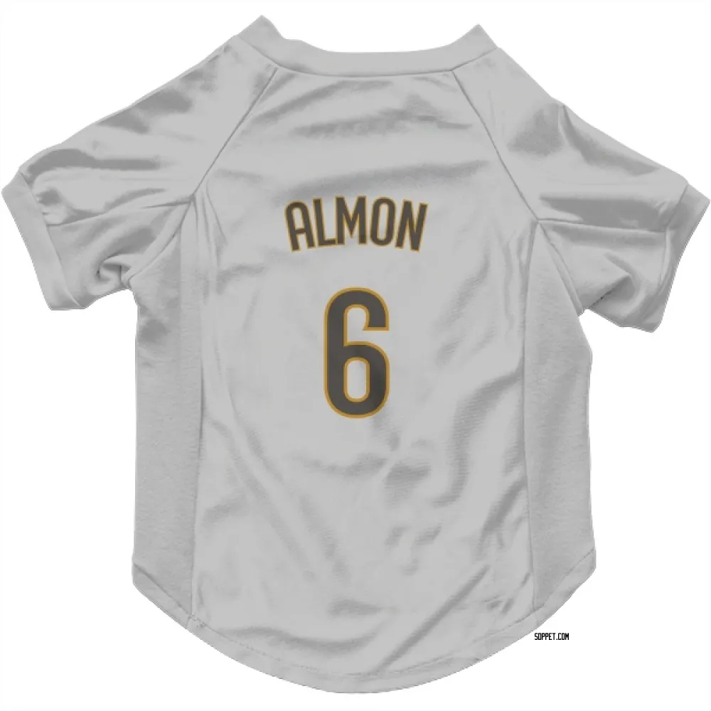 San Diego Padres Bill Almon White/Brown Pet Jersey for Dog & Cat