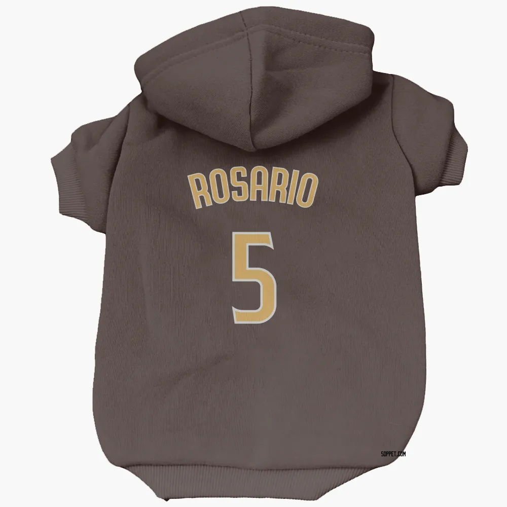San Diego Padres Eguy Rosario Brown Pet Hoodie for Dog & Cat