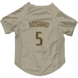 San Diego Padres Eguy Rosario Tan Pet Jersey for Dog & Cat