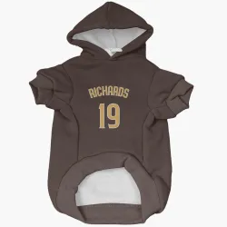 San Diego Padres Gene Richards Brown Pet Hoodie for Dog & Cat