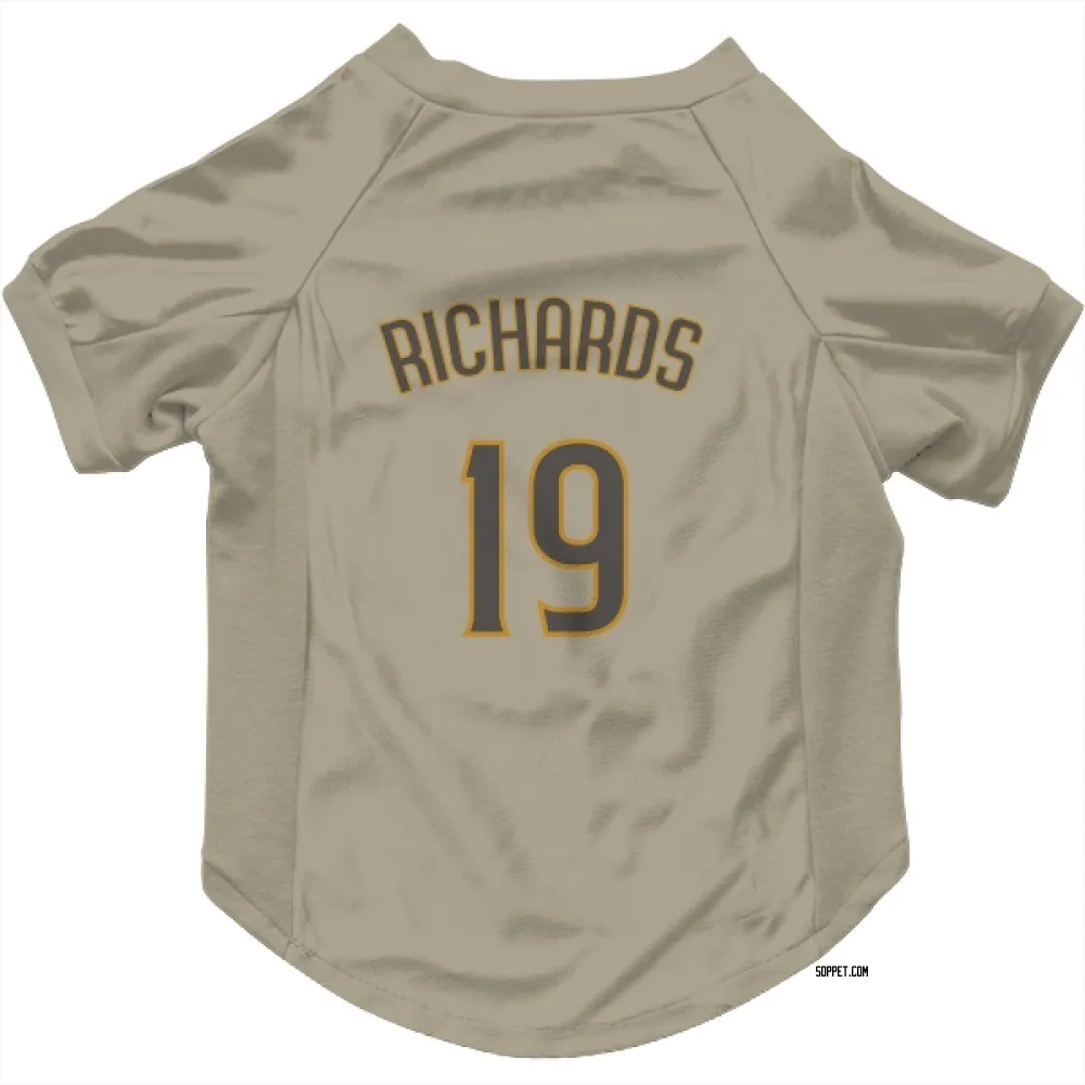 San Diego Padres Gene Richards Tan Pet Jersey for Dog & Cat