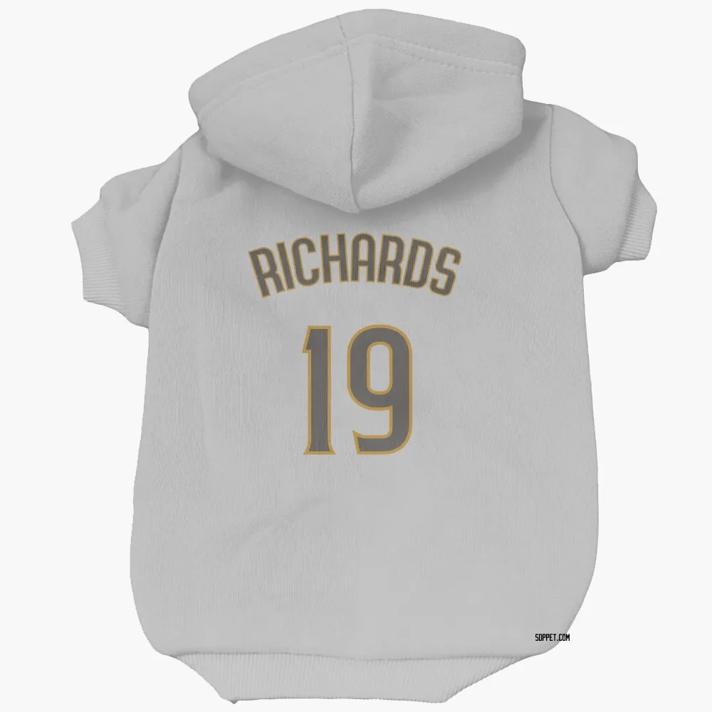 San Diego Padres Gene Richards White/Brown Pet Hoodie for Dog & Cat