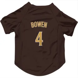 San Diego Padres Jase Bowen Brown Pet Jersey for Dog & Cat