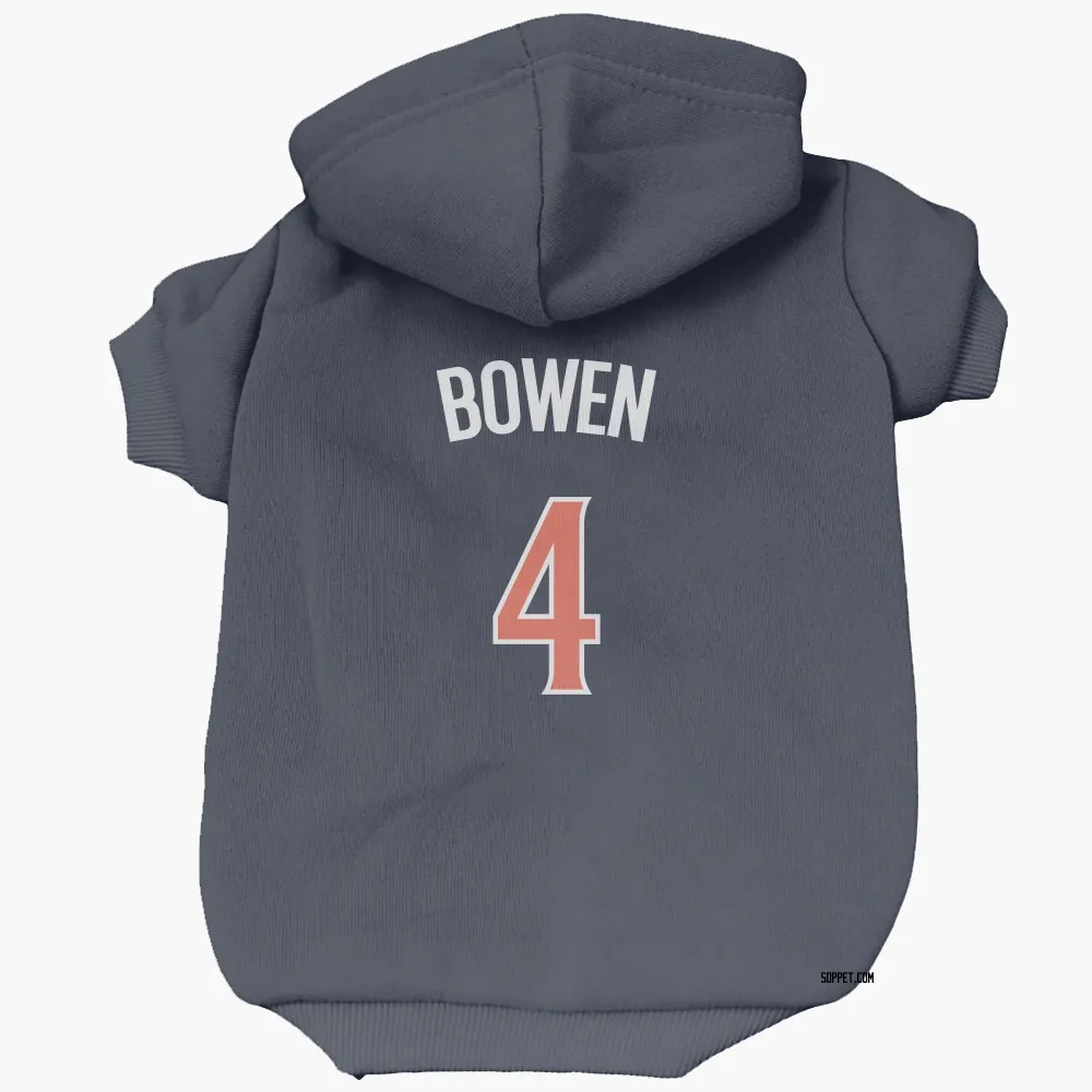 San Diego Padres Jase Bowen Navy Pet Hoodie for Dog & Cat