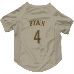 San Diego Padres Jase Bowen Tan Pet Jersey for Dog & Cat