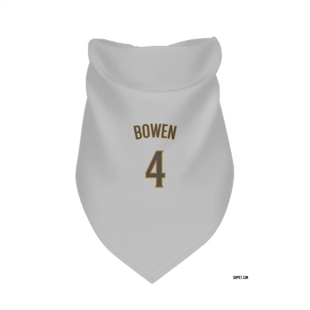 San Diego Padres Jase Bowen White/Brown Pet Bandana for Dog & Cat