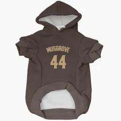 San Diego Padres Joe Musgrove Brown Pet Hoodie for Dog & Cat