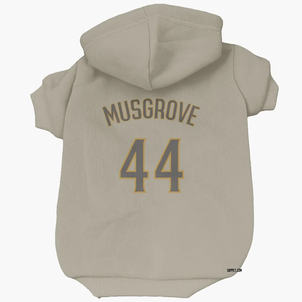 San Diego Padres Joe Musgrove Tan Pet Hoodie for Dog & Cat