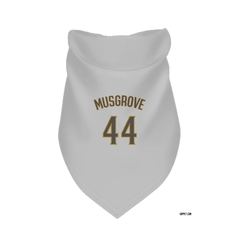 San Diego Padres Joe Musgrove White/Brown Pet Bandana for Dog & Cat