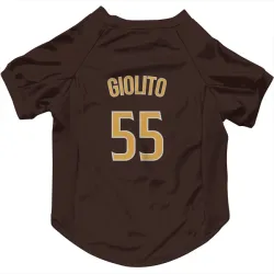 San Diego Padres Lucas Giolito Brown Pet Jersey for Dog & Cat