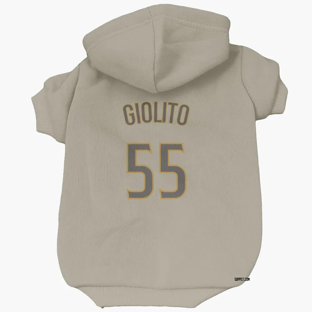 San Diego Padres Lucas Giolito Tan Pet Hoodie for Dog & Cat