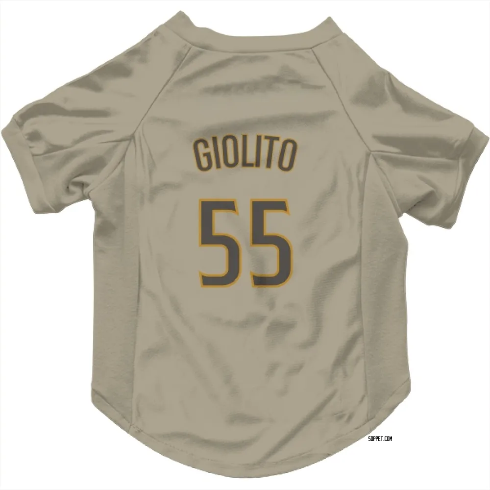 San Diego Padres Lucas Giolito Tan Pet Jersey for Dog & Cat