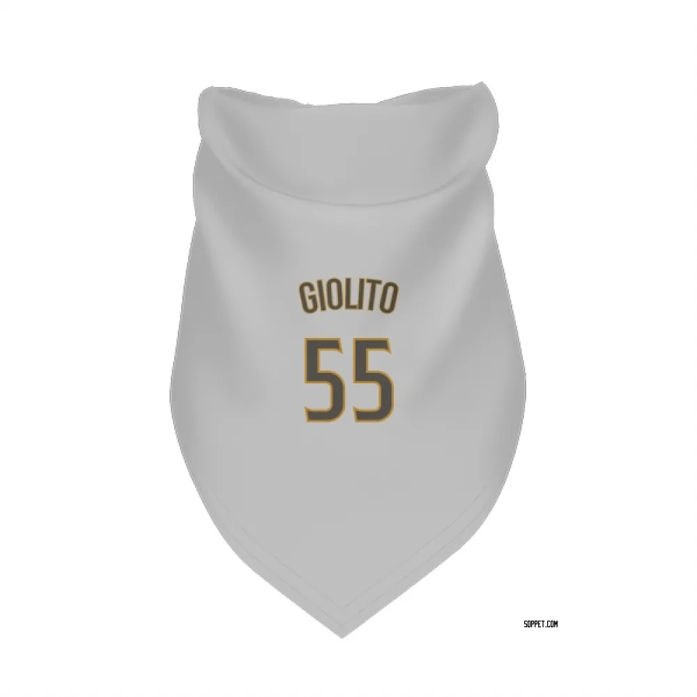San Diego Padres Lucas Giolito White/Brown Pet Bandana for Dog & Cat