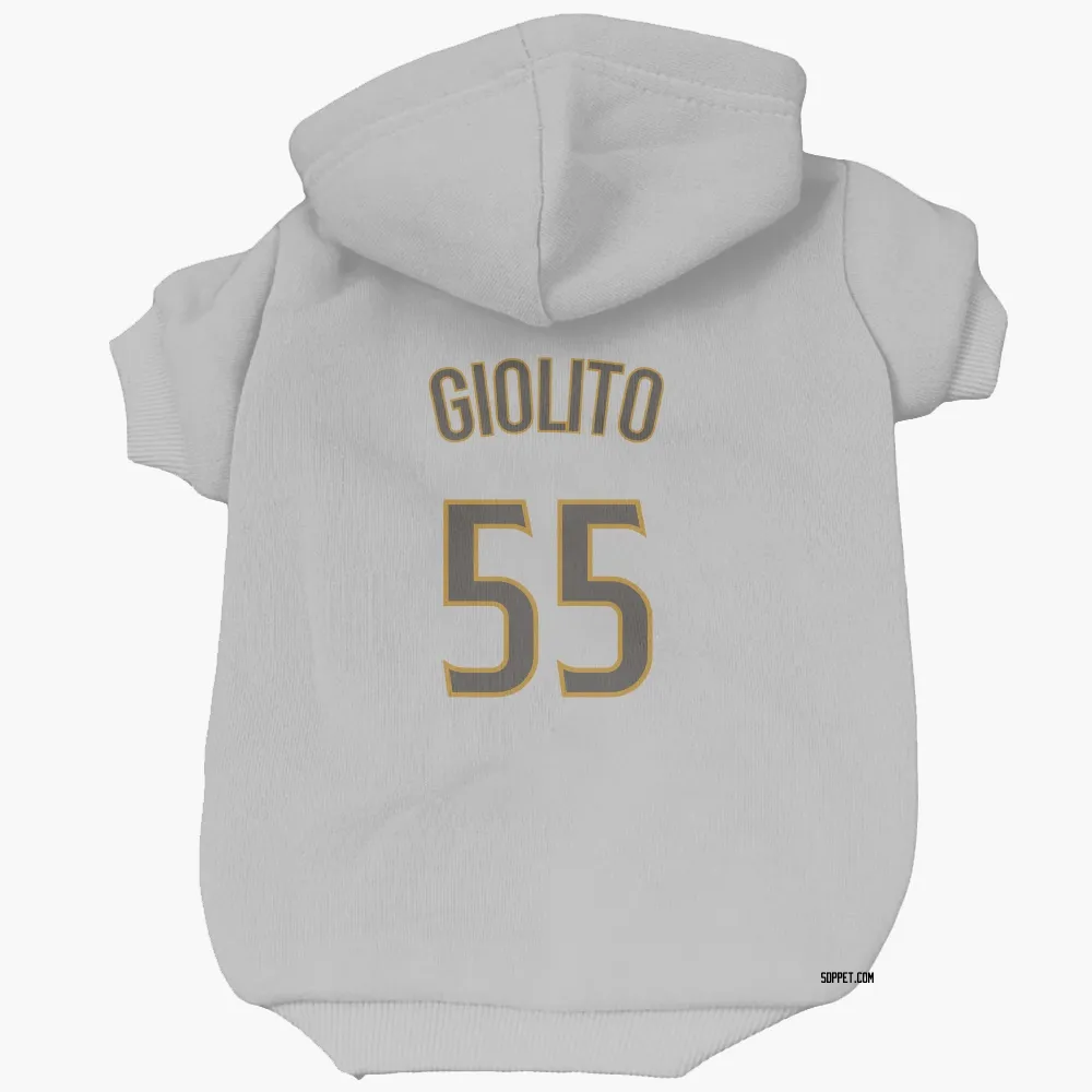 San Diego Padres Lucas Giolito White/Brown Pet Hoodie for Dog & Cat