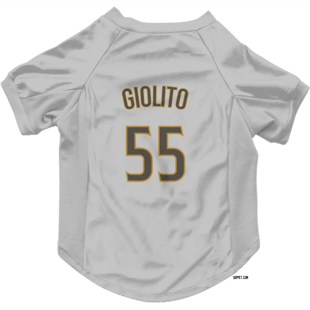 San Diego Padres Lucas Giolito White/Brown Pet Jersey for Dog & Cat