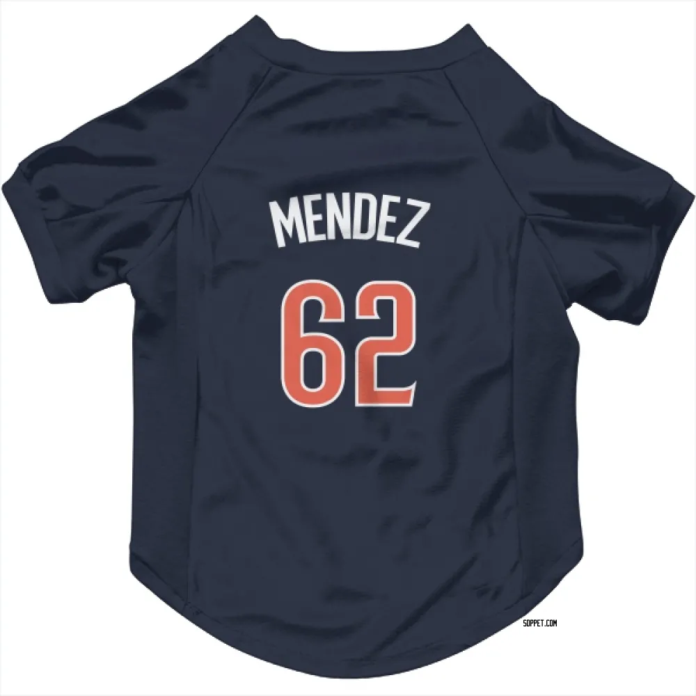 San Diego Padres Miguel Mendez Navy Pet Jersey for Dog & Cat