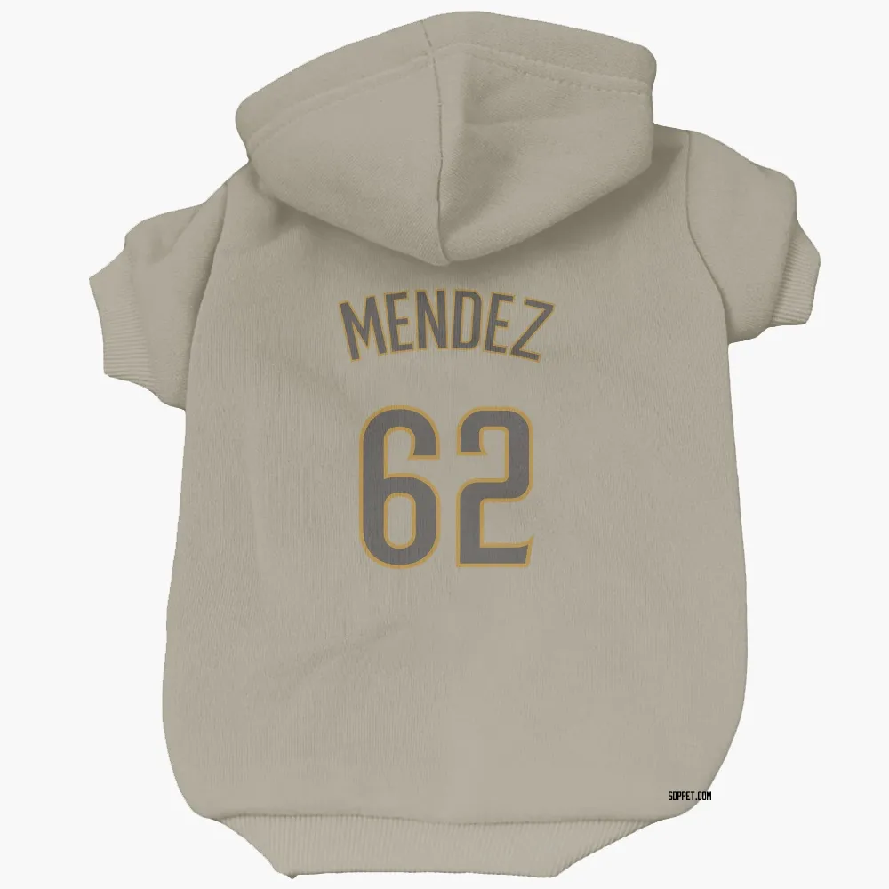 San Diego Padres Miguel Mendez Tan Pet Hoodie for Dog & Cat