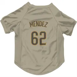 San Diego Padres Miguel Mendez Tan Pet Jersey for Dog & Cat
