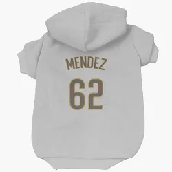 San Diego Padres Miguel Mendez White/Brown Pet Hoodie for Dog & Cat
