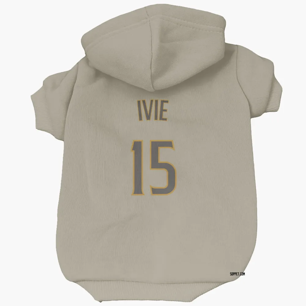 San Diego Padres Mike Ivie Tan Pet Hoodie for Dog & Cat
