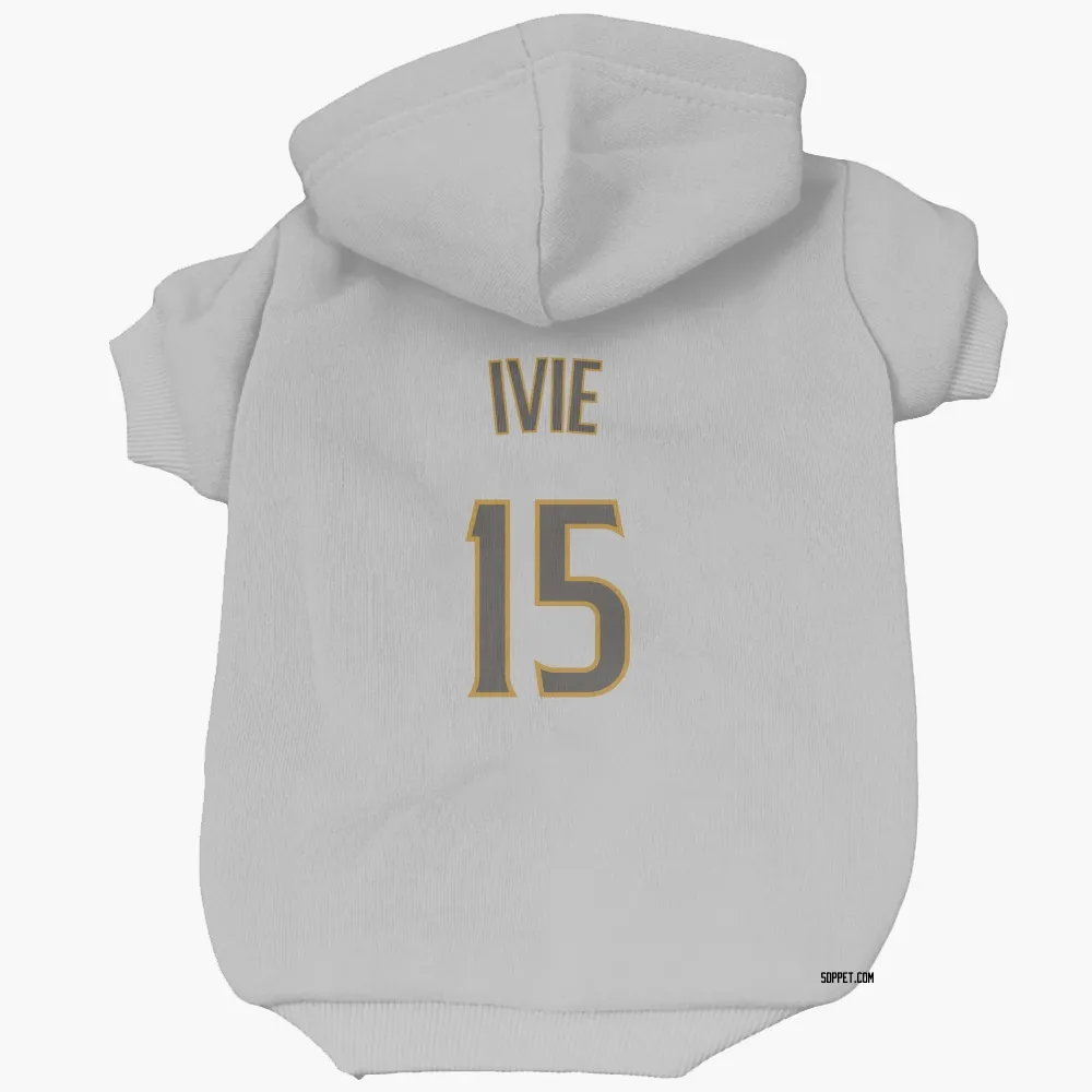 San Diego Padres Mike Ivie White/Brown Pet Hoodie for Dog & Cat