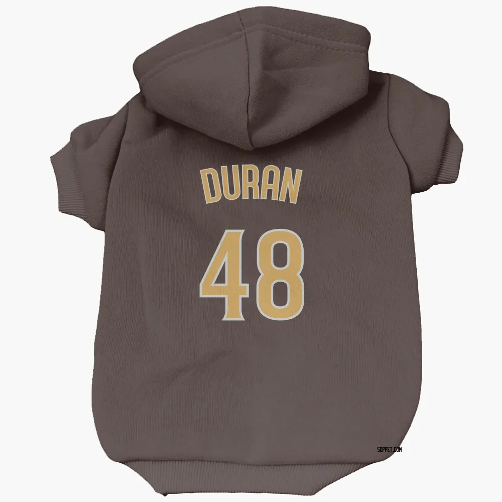 San Diego Padres Rodolfo Duran Brown Pet Hoodie for Dog & Cat