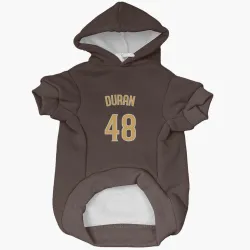 San Diego Padres Rodolfo Duran Brown Pet Hoodie for Dog & Cat