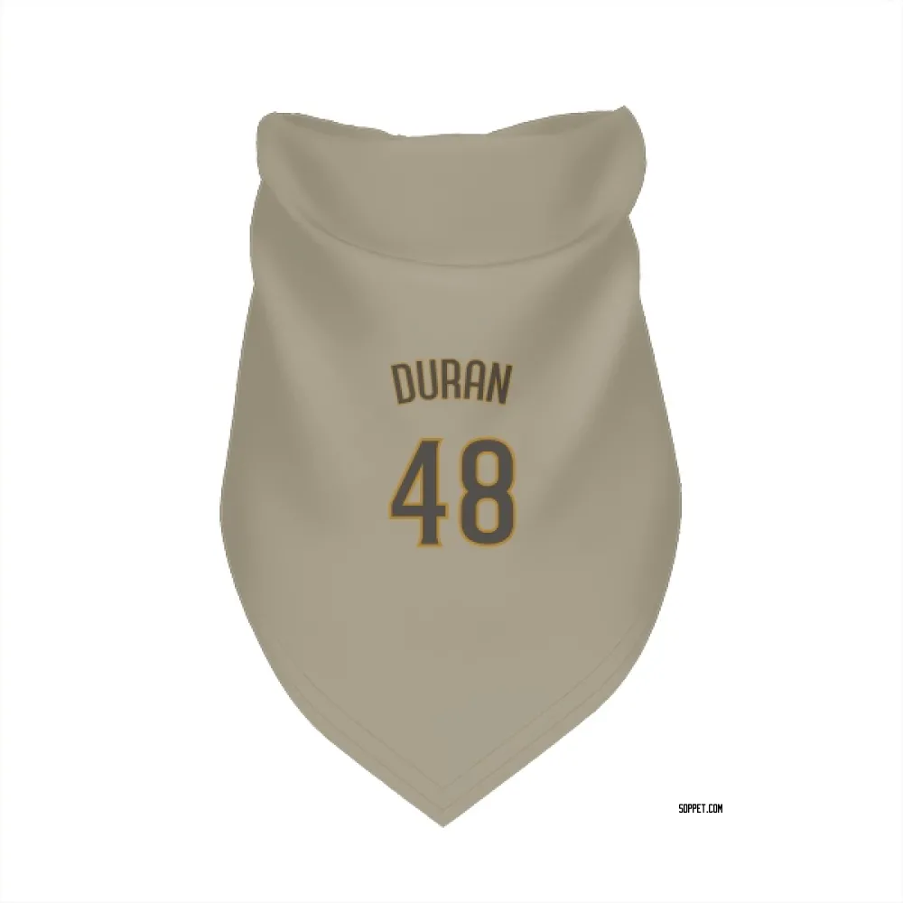 San Diego Padres Rodolfo Duran Tan Pet Bandana for Dog & Cat