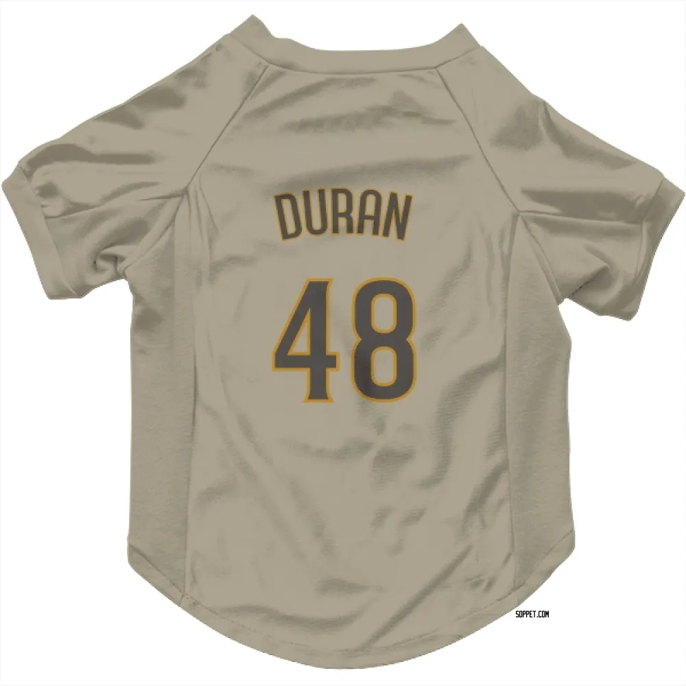 San Diego Padres Rodolfo Duran Tan Pet Jersey for Dog & Cat