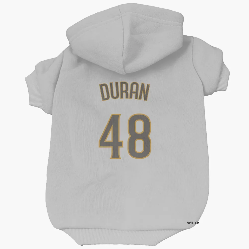 San Diego Padres Rodolfo Duran White/Brown Pet Hoodie for Dog & Cat