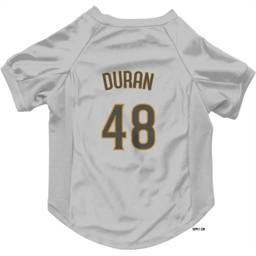 San Diego Padres Rodolfo Duran White/Brown Pet Jersey for Dog & Cat