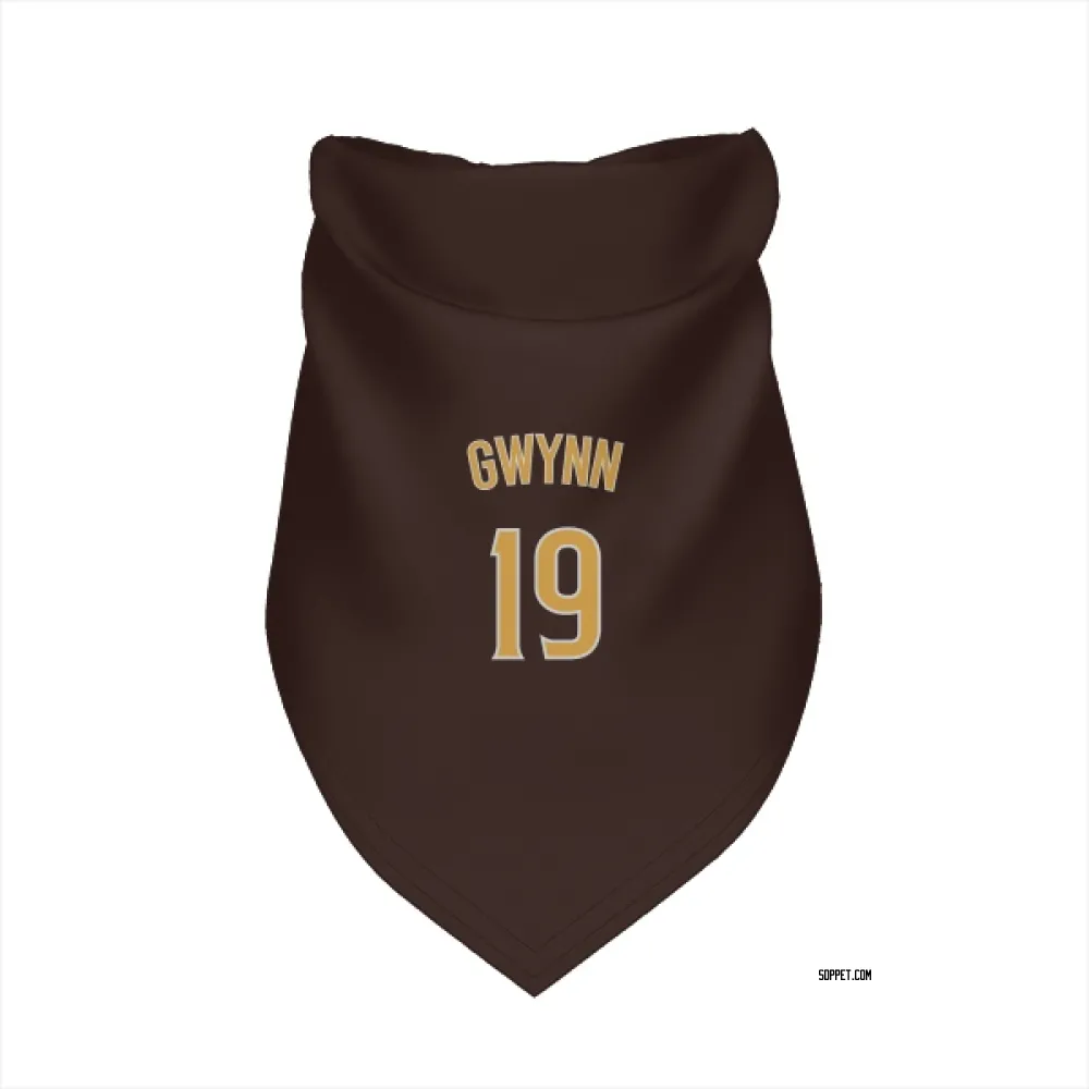 San Diego Padres Tony Gwynn Brown Pet Bandana for Dog & Cat