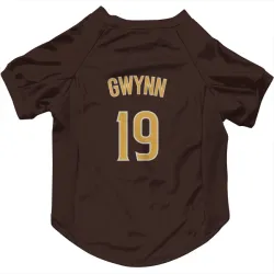 San Diego Padres Tony Gwynn Brown Pet Jersey for Dog & Cat