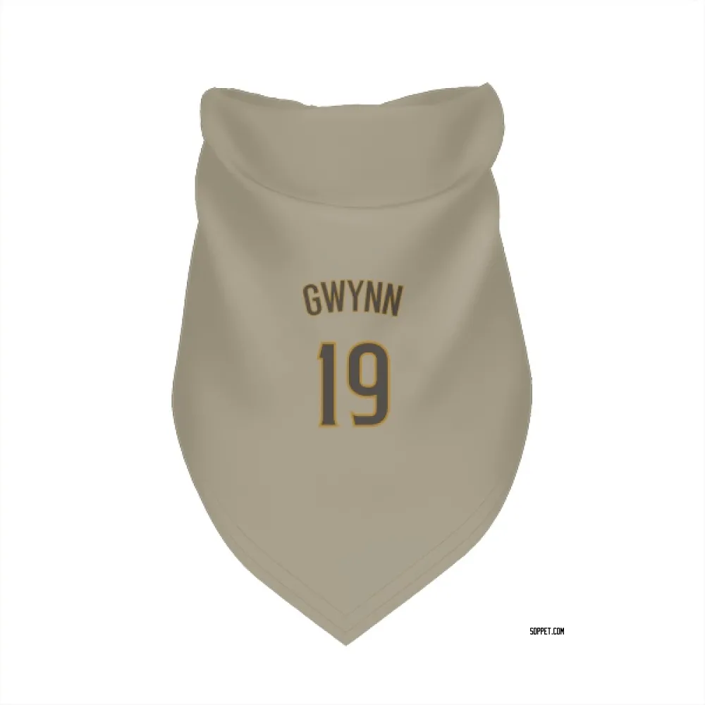 San Diego Padres Tony Gwynn Tan Pet Bandana for Dog & Cat