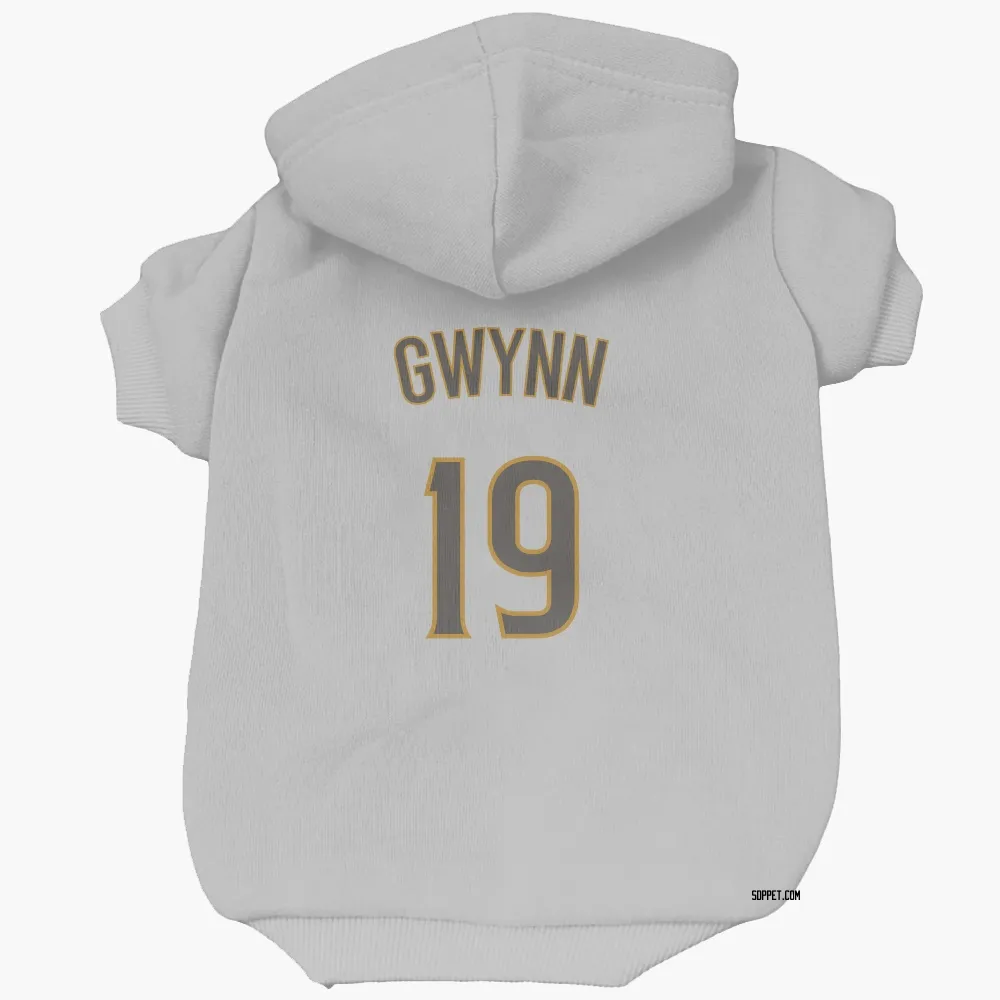 San Diego Padres Tony Gwynn White/Brown Pet Hoodie for Dog & Cat