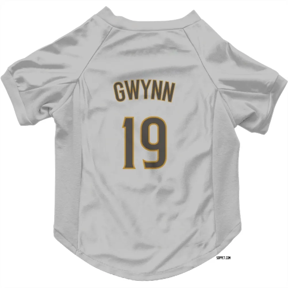 San Diego Padres Tony Gwynn White/Brown Pet Jersey for Dog & Cat
